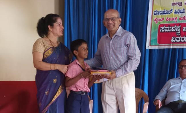 Annual Free Uniform and Notebook Distribution Ceremony:Maryknoll Higher Primary School, Hosala, Bark